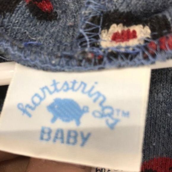 Hartstrings‎ Baby ZIP Up fleece Red Truck 12 months hooded Jacket - Picture 6 of 7